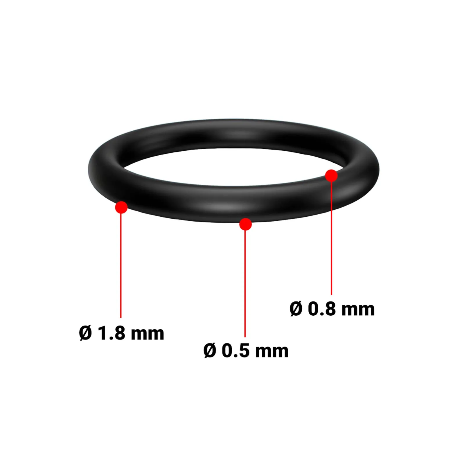 Airbrush O-Ring für Airbrush Düsen Pistole Airbrushpistole Zubehör