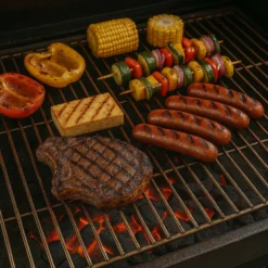 Edelstahl Grillrost eckig 60 x 40 cm rostfrei für Holzkohlegrill, Gasgrill und andere