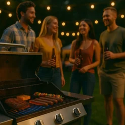 Edelstahl Grillrost eckig 54 x 34 cm rostfrei für Holzkohlegrill Gasgrill und andere