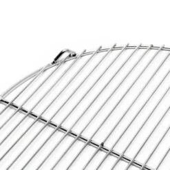 Edelstahl Grillrost rund Ø 80 cm rostfrei für Holzkohlegrill, Gasgrill, Schwenkgrill