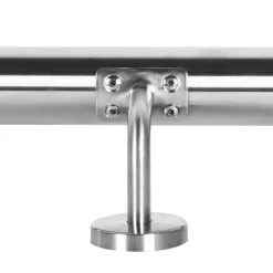 Handlaufset Wandhalter Handlauf 150cm Halter Treppe Haltegriff Edelstahl V2A
