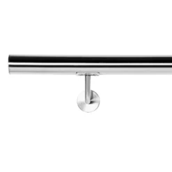 Handlaufset Wandhalter Handlauf 130cm Halter Treppe Haltegriff Edelstahl V2A