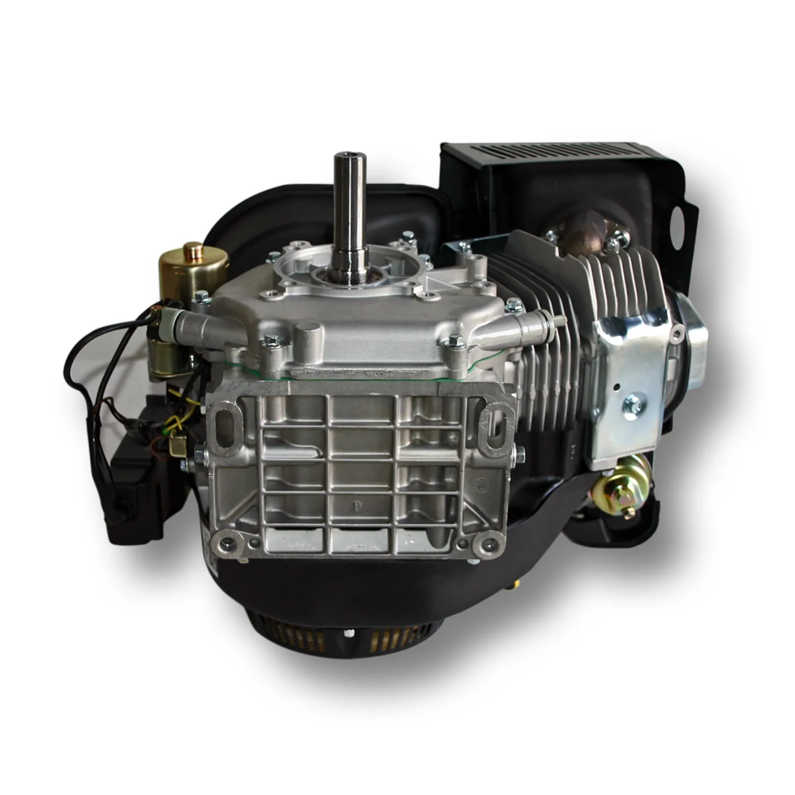 LIFAN 190 E-Start Benzinmotor mit 15 PS Einzylinder für Kleinmaschinen & Karts, luftgekühlter 4-Takt Motor mit 25,4 mm Kurbelwelle, OHV-Ventilsteuerung & 420 cc Hubraum