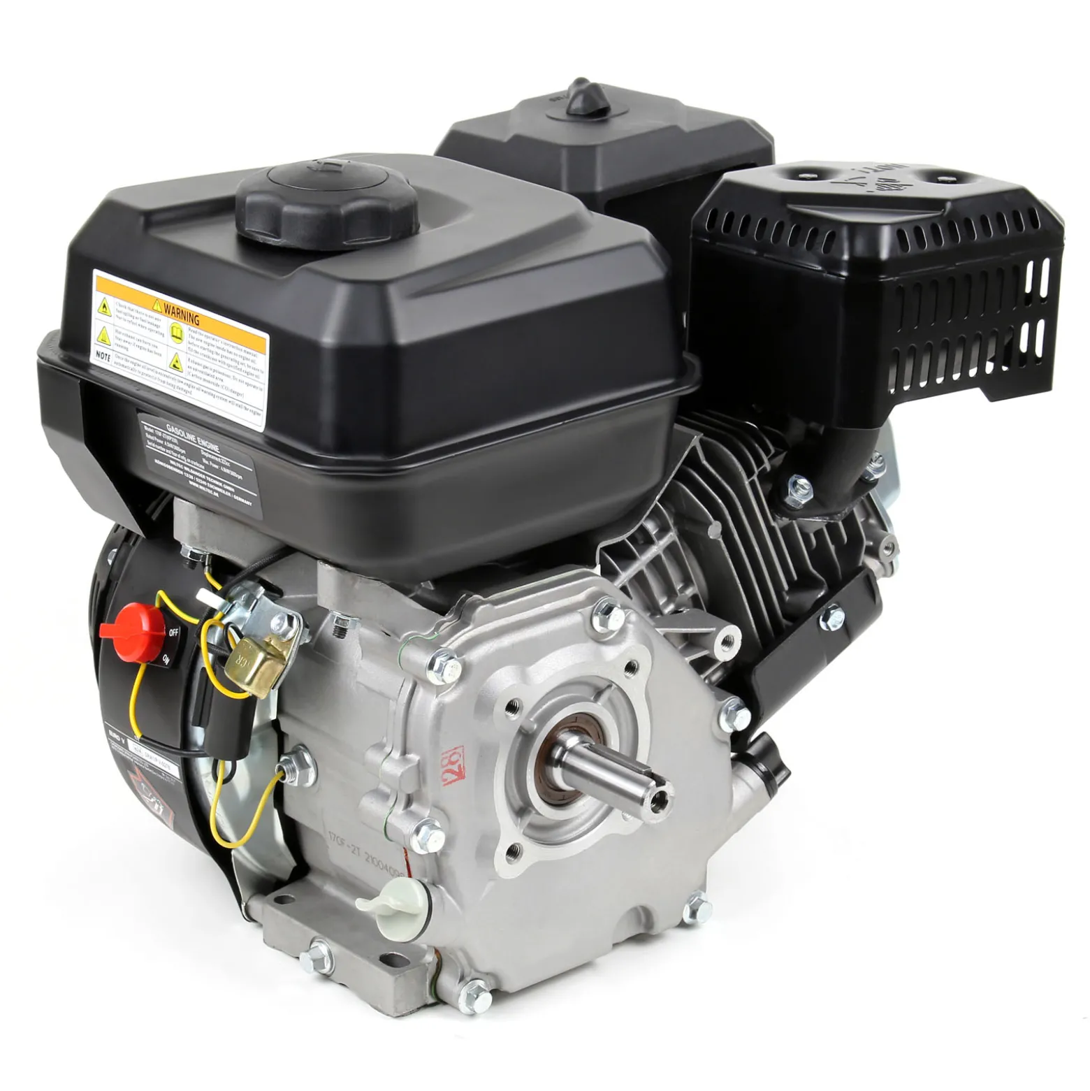 LIFAN KP230 Benzinmotor mit 6,5 PS Einzylinder für Rüttelplatten und Baumaschinen, luftgekühlter 4-Takt Motor mit 19,05 mm Kurbelwelle, OHV-Ventilsteuerung & 223 cc Hubraum