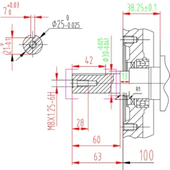 LIFAN KP460E E-Start Benzinmotor mit 16,3 PS Einzylinder für Rüttelplatten und Baumaschinen, luftgekühlter 4-Takt Motor mit 25 mm Kurbelwelle, OHV-Ventilsteuerung & 459 cc Hubraum