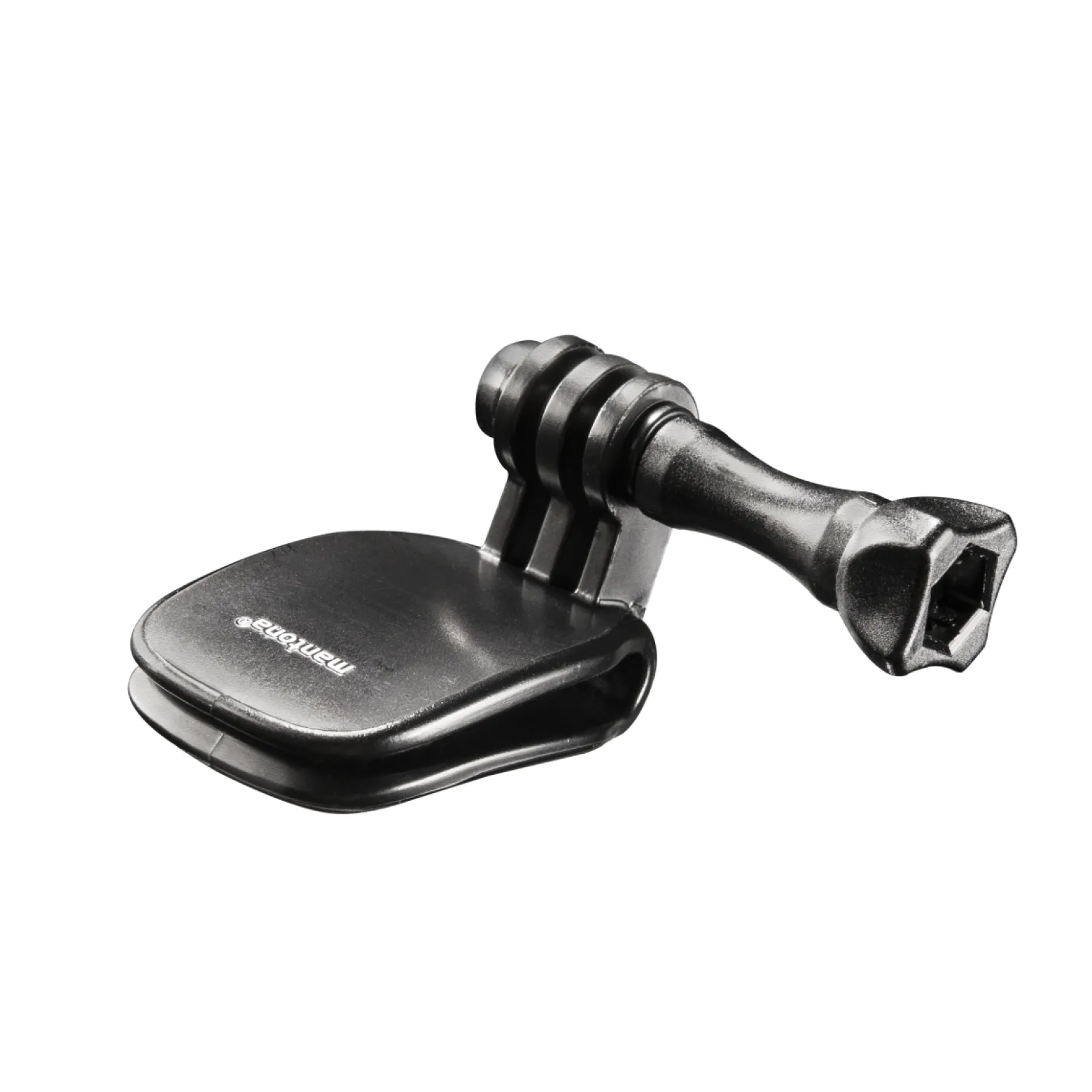 Mantona Miniklemme mit Clip - 50 x 35 x 35 mm - einfaches Einclipsen - kompatibel mit GoPro Hero 11 10 9 8 7 6 5 4 3+, Session und Action Cams - für Foto und Video