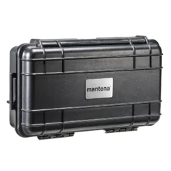 Mantona Outdoor Schutzkoffer XS, wasserdichter Fotokoffer, Kamerakoffer staubdicht & stoßfest, Transportkoffer mit Schaumstoffeinlagen, ideal für Kameras, Objektive & Zubehör
