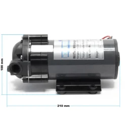 Naturewater Druckerhöhungspumpe 300 GPD (1135 l), Booster Pumpe 68 W für Umkehrosmoseanlage, Wasser Eingangsdruck 2 bar auf Ausgangsdruck 5 bar