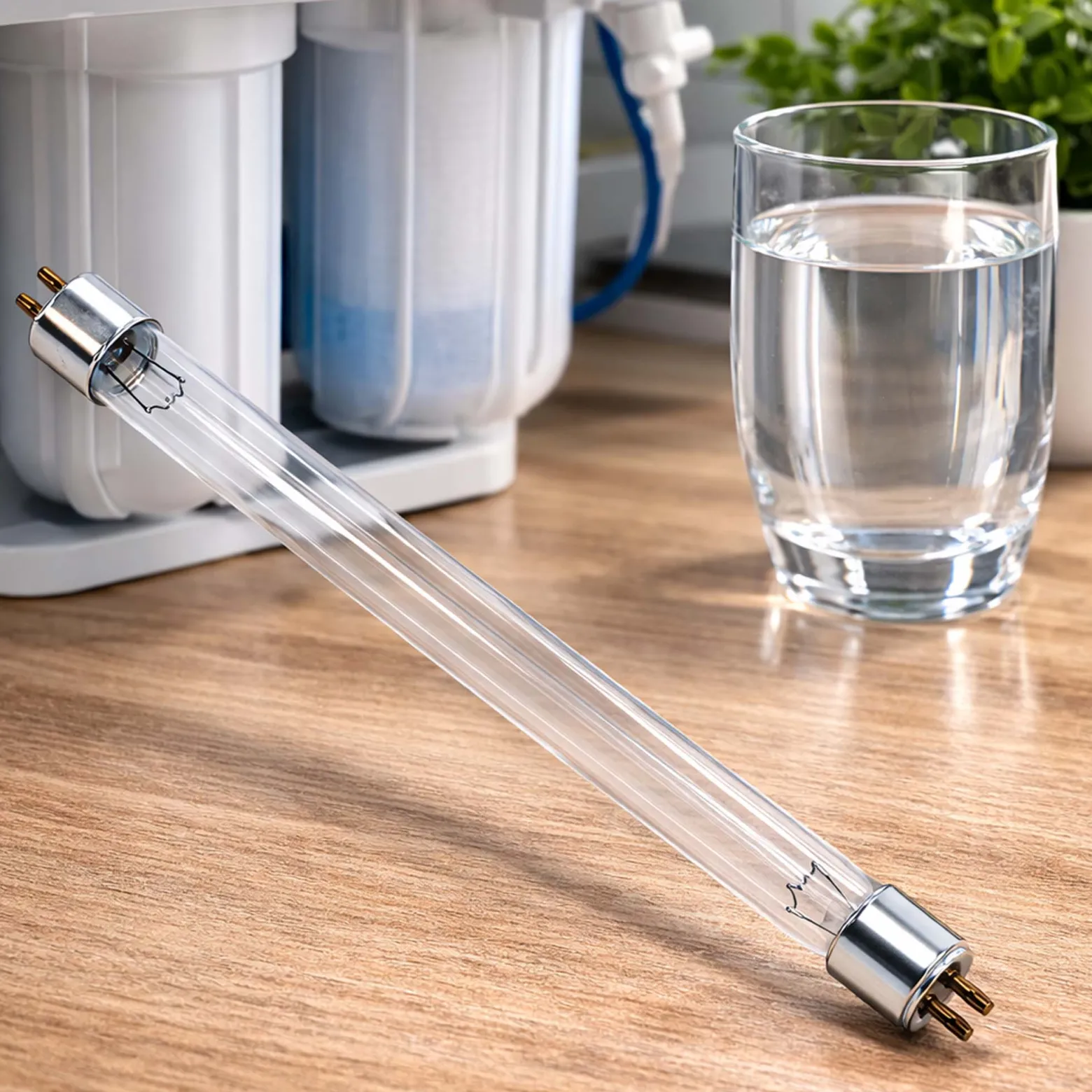 Naturewater Ersatzteil Wasserfilter - UV Lampe 6 W T5 - Ersatz Leuchtmittel für NW-RO Umkehrosmoseanlage, Lampe für Osmoseanlage für sauberes Trinkwasser
