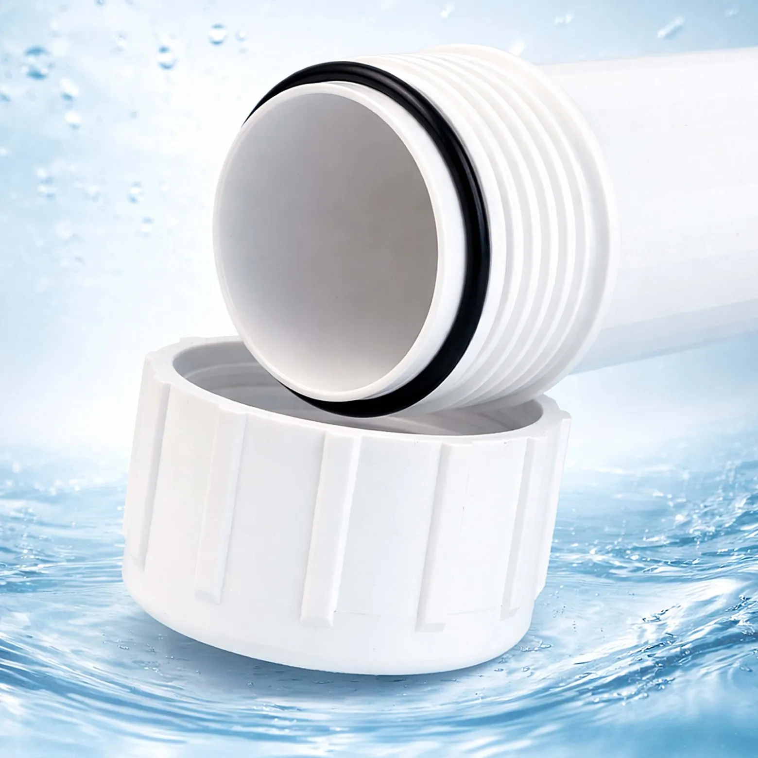 Naturewater Filterpatronen Gehäuse 254 mm (10"), für 3-stufige Umkehrosmoseanlage NW-3RO-190, Filtergehäuse für Umkehrosmose