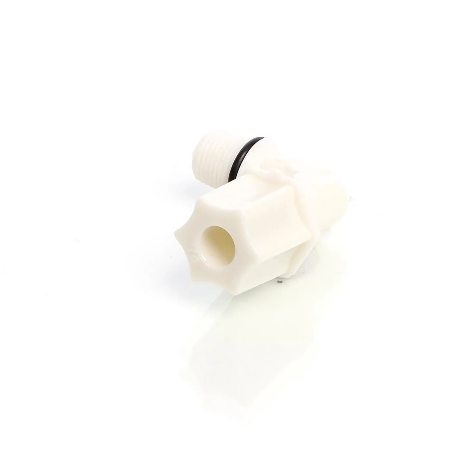 Naturewater 90° Jaco Fitting für Schlauch 6,35 mm (1/4") und mit 9,51 mm (1/8") AG, für Trinkwasser Ultrafiltration Mikrofilter Umkehrosmose (RO)