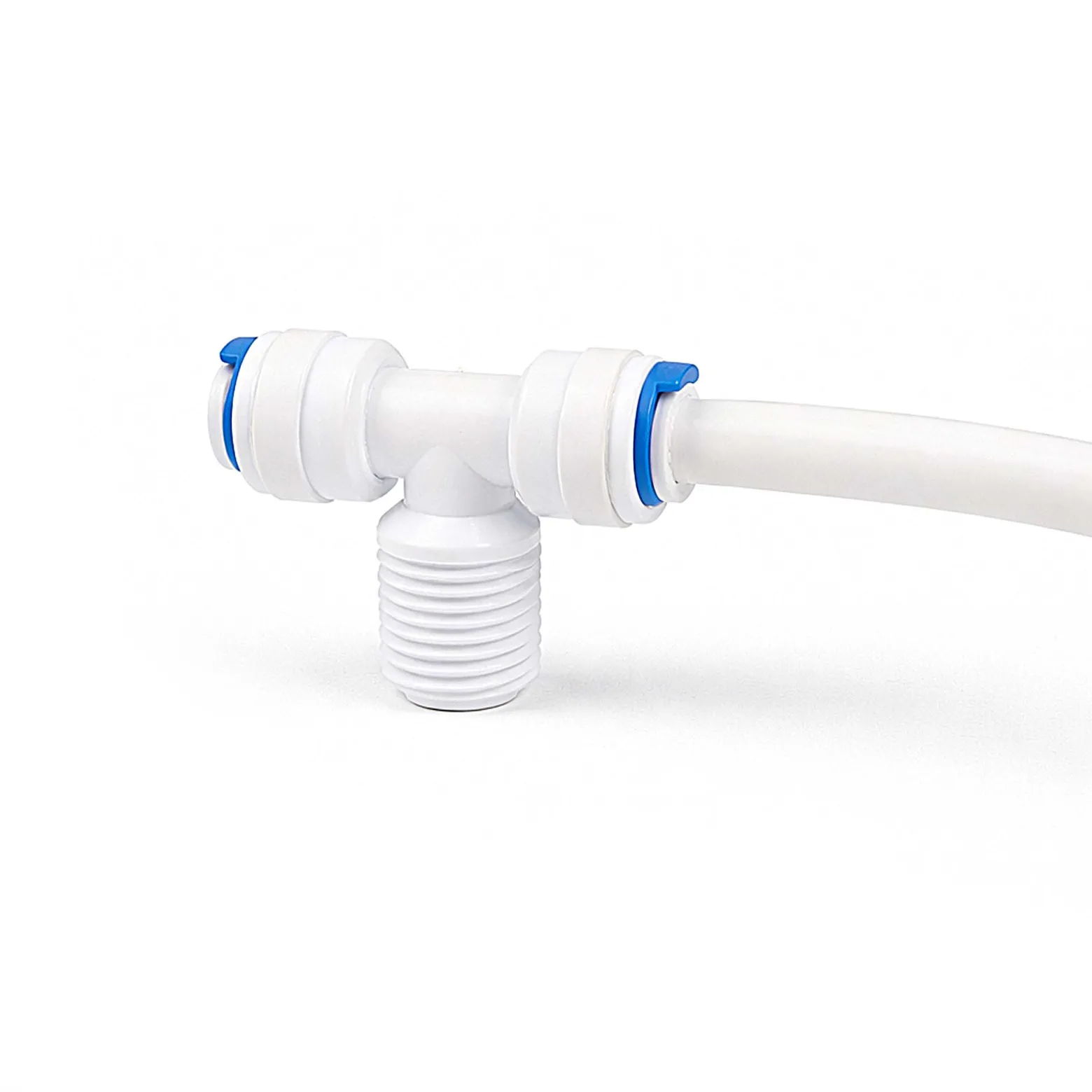 Naturewater Jaco T Fitting für Schlauch Naturewater Jaco-T-Fitting 2x 10 mm, 12,91 mm (1/4") Außengewinde Anschlüssen für Trinkwasser Ultrafiltration Mikrofilter Umkehrosmose