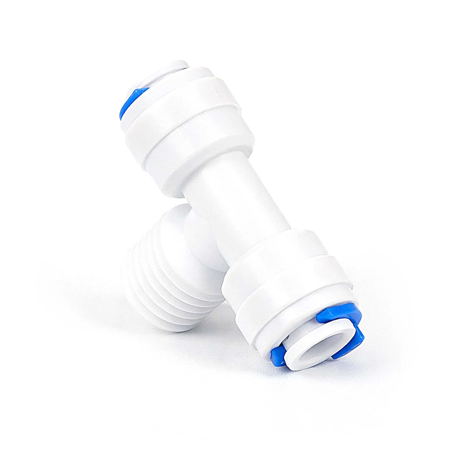 Naturewater Jaco T Fitting für Schlauch mit 2x 6,5 mm Anschluss und 12,91 mm Außengewinde (1/4"), für Trinkwasser Ultrafiltration Mikrofilter Umkehrosmose