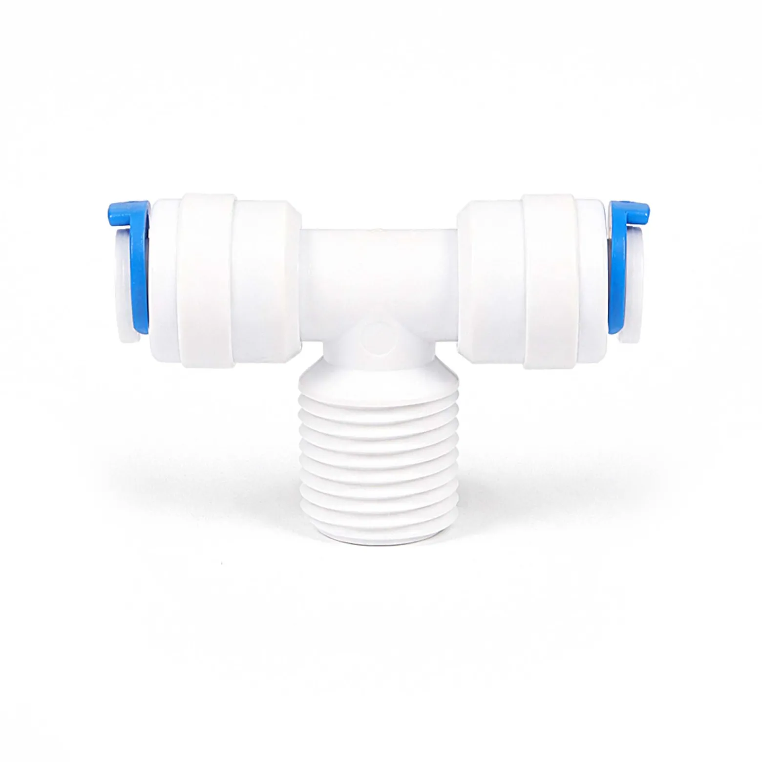 Naturewater Jaco T Fitting für Schlauch mit 2x 6,5 mm Anschluss und 12,91 mm Außengewinde (1/4"), für Trinkwasser Ultrafiltration Mikrofilter Umkehrosmose