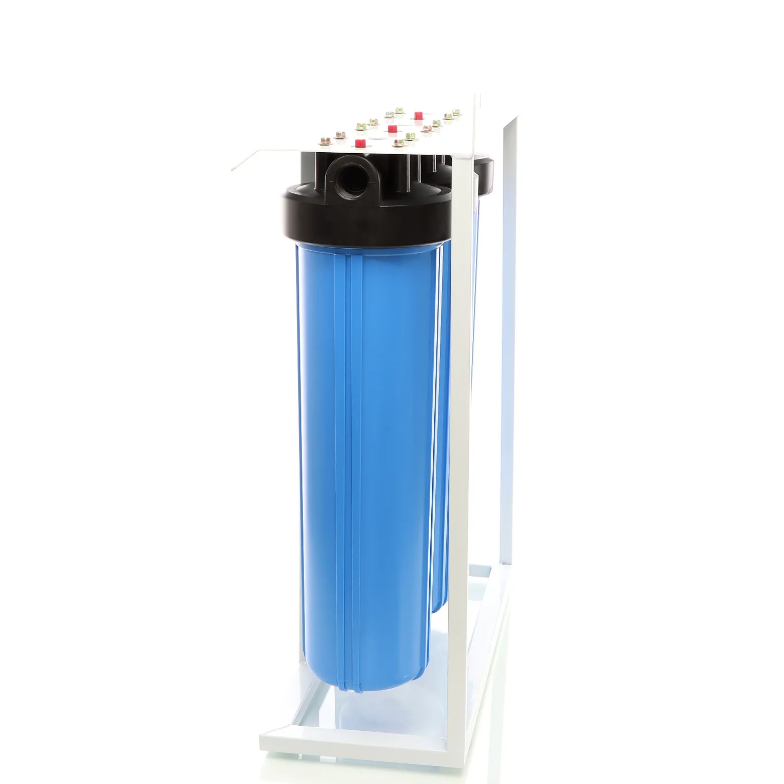 Naturewater NW-BRL03-LS3 3 Stufen Wasserfilter, 5 µ, 32,89 mm (1"), Ø113 mm PP Kartusche, Filter Wandhalterung, Filterschlüssel, Sedimentfilter Aktivkohleblock Aktivkohlegranulat
