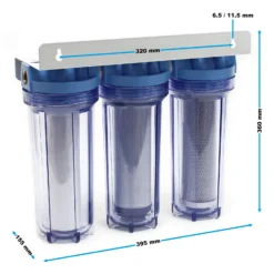 Naturewater NW-PR103 3 Stufen Wasserfilter, 5 µ, 26,16 mm (3/4