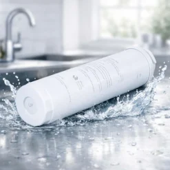 Naturewater T33-10F Inline Aktivkohleblock Filter, Ersatz Wasserfilter, Inline Kartusche, Postfilter Nachfilter Hauswasserfilter für Trinkwasser Umkehrosmoseanlage
