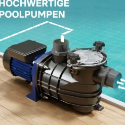 Pool Pumpe 17700 l/h 1100 W Schwimmbadpumpe Filterpumpe Umwälzpumpe Pool