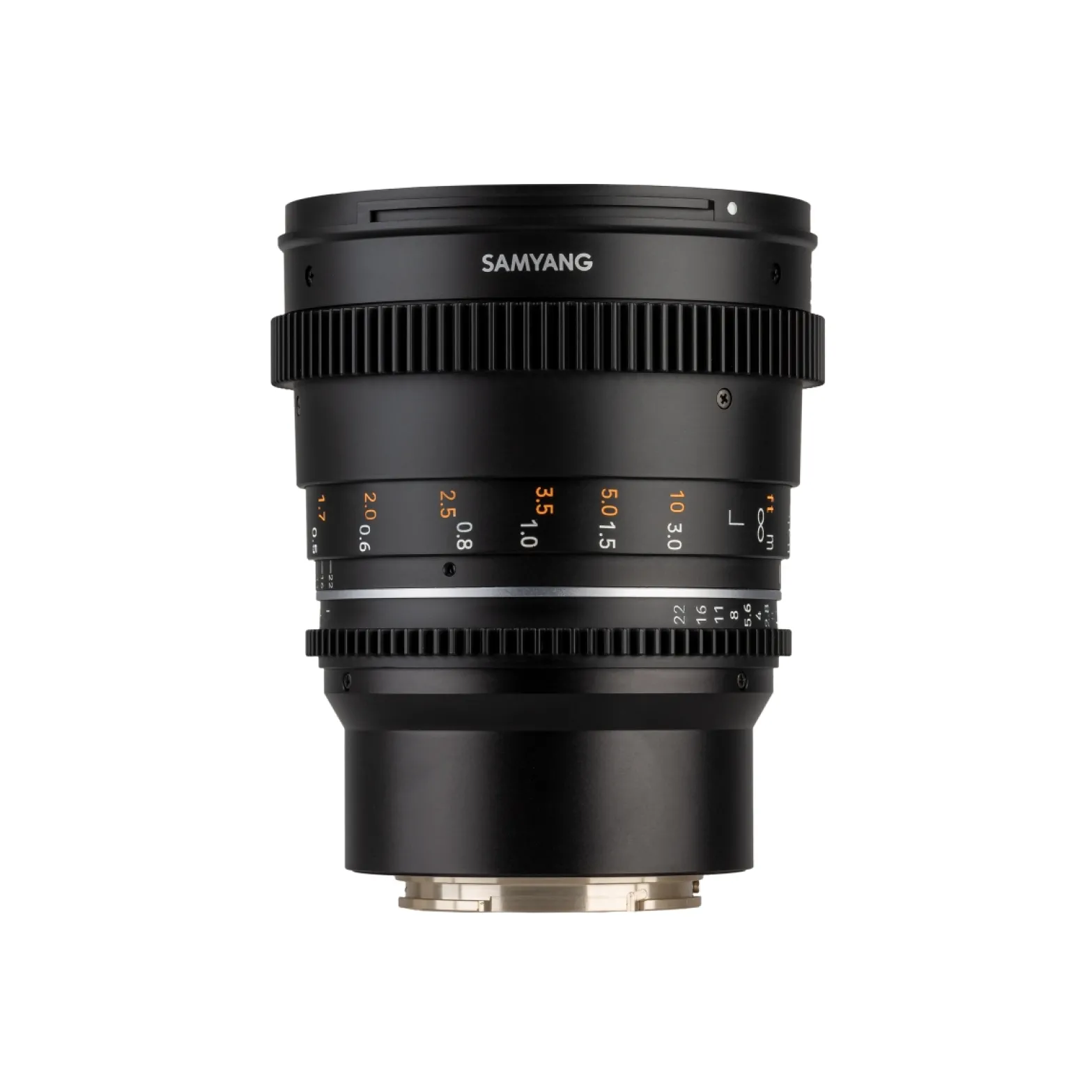 Samyang Normal Cine- und Video Objektiv MF 50mm T1,5 VDSLR MK2 – lichtstark T1,5 kompatibel mit Sony E Mount, 50 mm Festbrennweite, Follow Focus Zahnkränze Vollformat und APS-C, 8K Auflösung