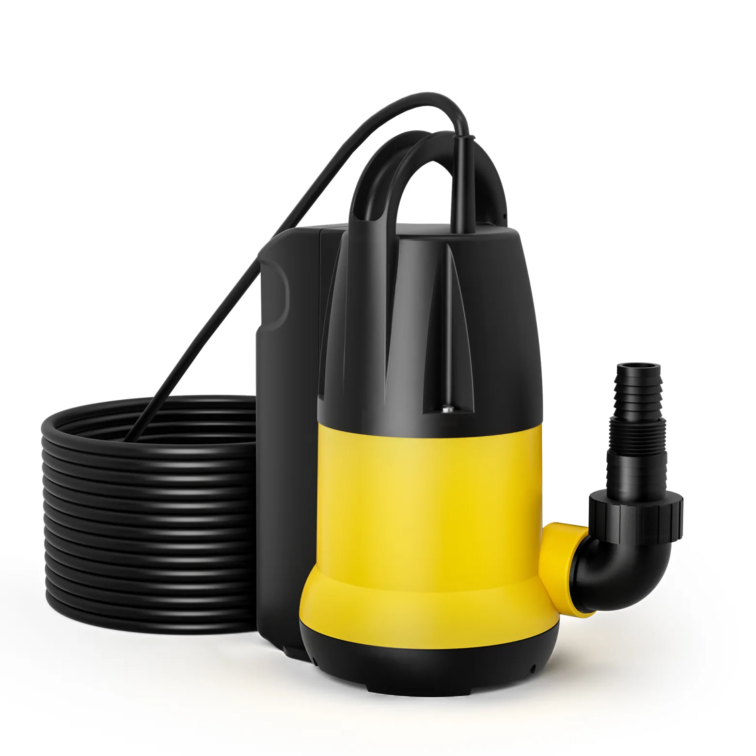 Schmutzwasserpumpe 12500l/h, 750W, max. Förderhöhe 8,5m, Fremdkörper bis Ø5mm