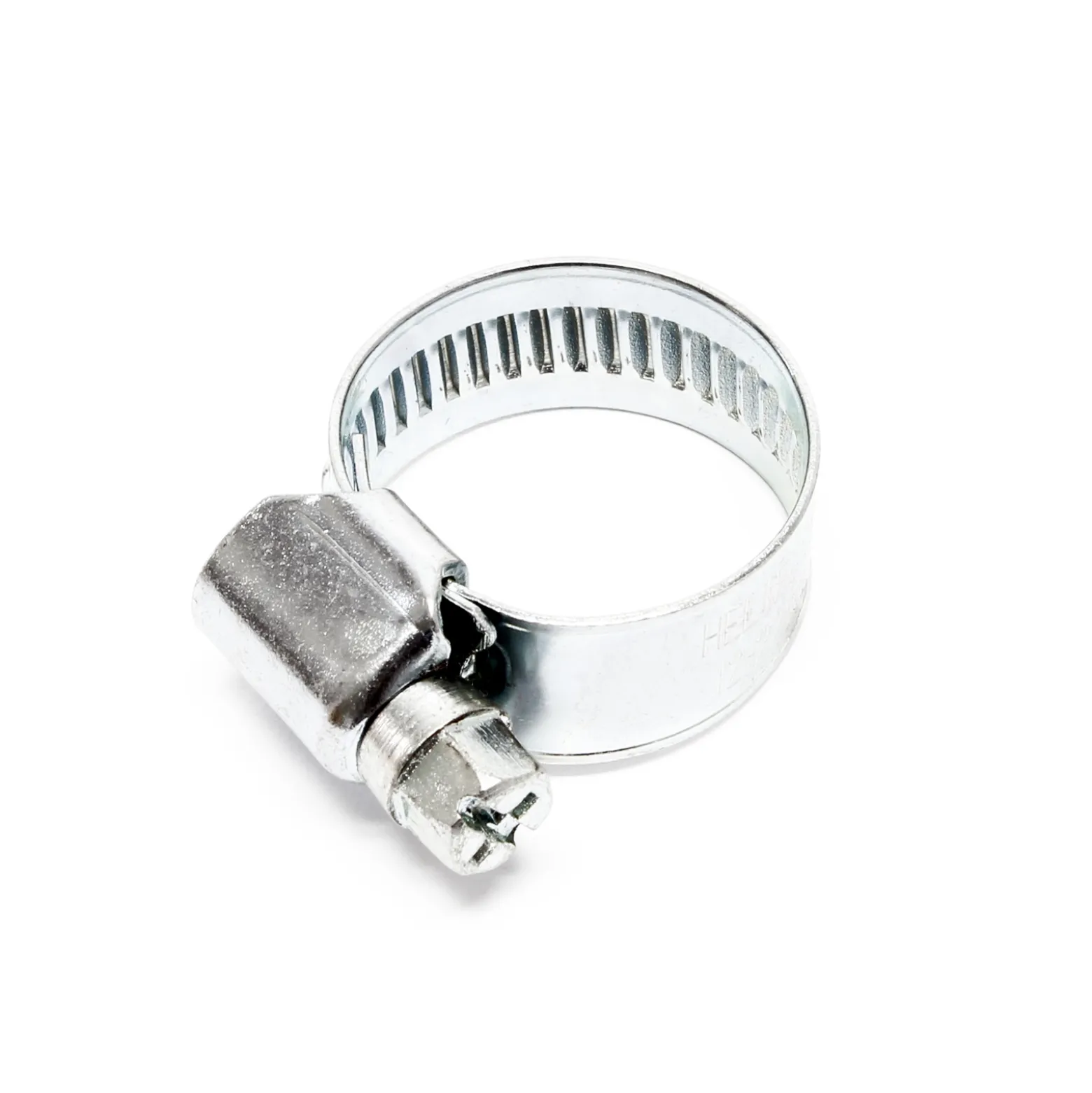 Schneckengewinde Schlauchschellen W1 glanzverzinkter Stahl 12 mm 25 - 40 mm