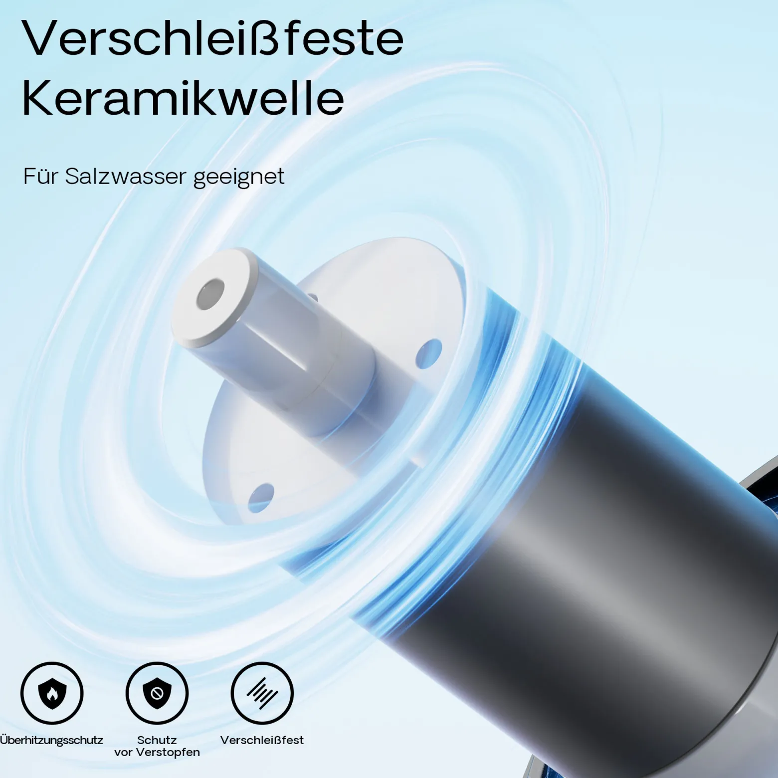 SunSun CEF-30000 Rohrpumpe 30.000 l/h / 200 W Hochleistungs Teichpumpe, Strömungspumpe mit Keramikwelle, Umwälzpumpe, Teichfilter