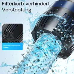 SunSun CEF-22000 Rohrpumpe 22.000 l/h / 95 W Hochleistungs Teichpumpe, Strömungspumpe mit Keramikwelle, Umwälzpumpe, Teichfilter