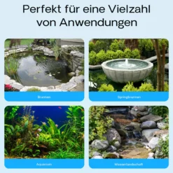 SunSun CHJ-450 ECO Teichpumpe 4500 l/h / 65 W, energiesparende Filterpumpe, Bachlaufpumpe für Koiteiche, Umwälzpumpe, Gartenteichpumpe