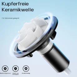 SunSun CTP-7000 SuperECO Teichpumpe 7000 l/h / 50 W, energiesparende Filterpumpe, Bachlaufpumpe für Koiteiche, Umwälzpumpe, Gartenteichpumpe