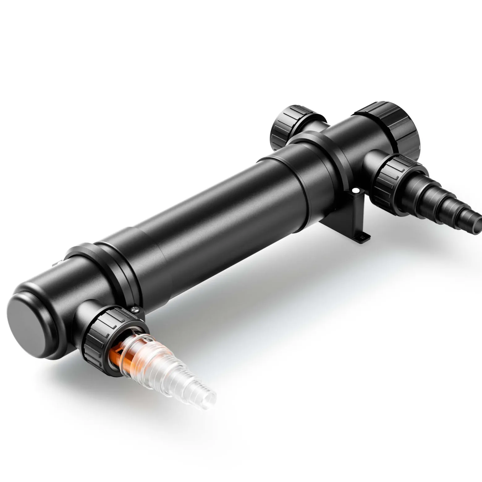SunSun CUV-136 Teichklärer 4500 l/h / 36 W UVC Vorklärgerät für Teichfilter & Teichpumpe Wasserklärer mit UV-Lampe Lichtfilter zur Algenbekämpfung