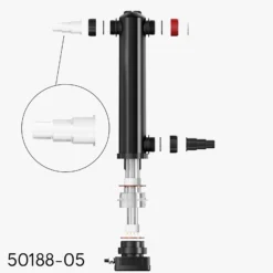 SunSun Ersatzteil für CUV-636 Teichklärer – Durchflussmesser – für Teichfilter, UV Leuchtmittel, UVC Klärer Zubehör