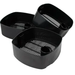 SunSun Ersatzteil für HW-403B Aquarium Außenfilter - 3 Filterkörbe für Filtermedium, Ersatz Filterkorb für Auqarien, Filterbehälter für Aquaristik