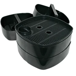SunSun Ersatzteil für HW-404B Aquarium Außenfilter – Filterkörbe mit Griffen und Abdeckplatte – schwarz – Filtermaterial für Aquarium Aquaristik