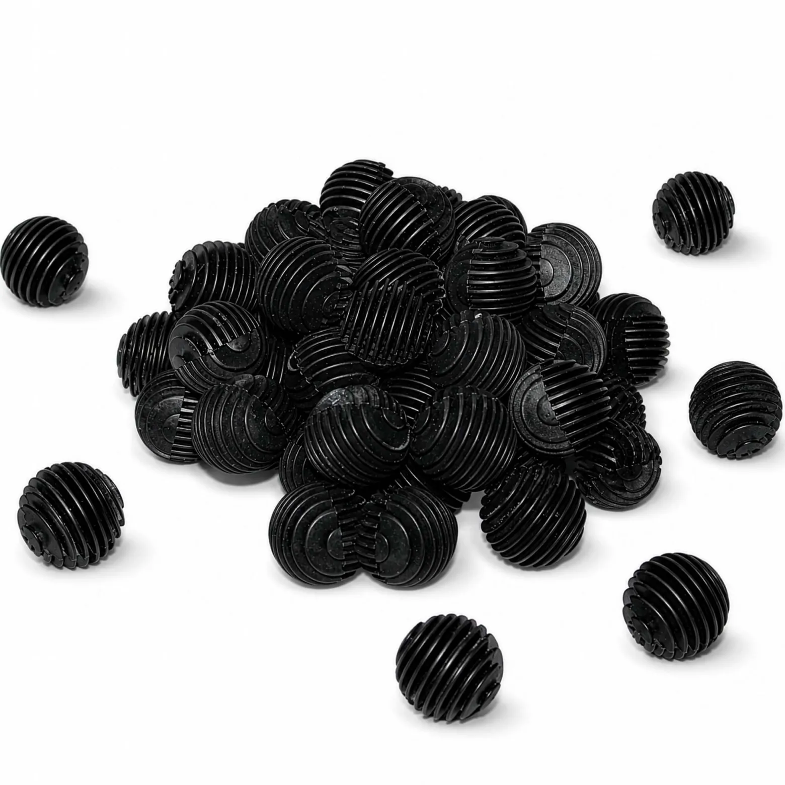 SunSun Ersatzteil für HW-402B Aquarium Außenfilter - Bio Balls 40 Stück Ø 28 mm, Biokugeln für Auqariumfilter, Aquariumzubehör Filterkugeln als Filtermedium