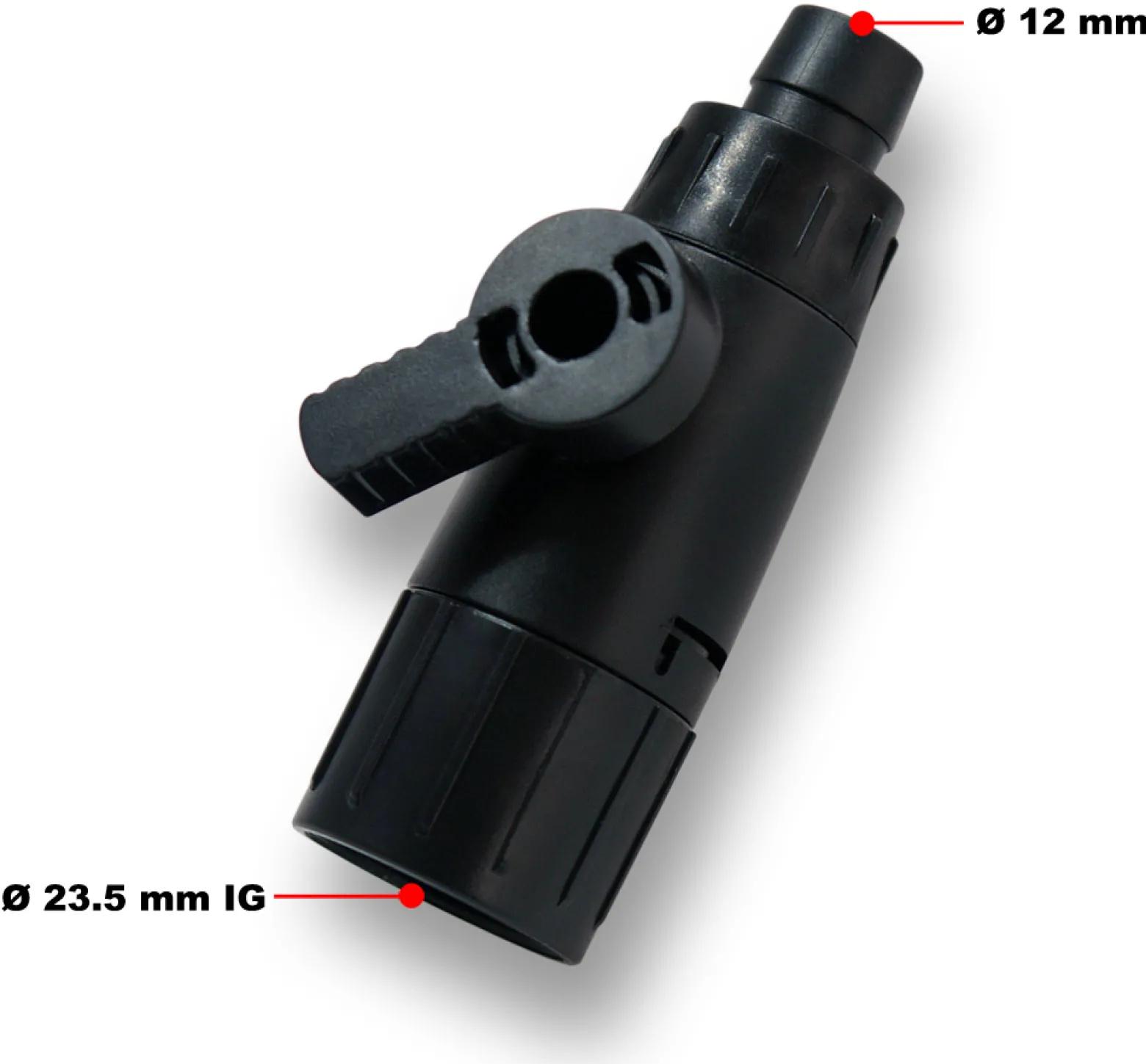 SunSun Ersatzteil für HW-603B Aquarium Außenfilter – Einlass- und Auslassventil – Ø 12 mm – 23,5 mm IG – für Aquarium Aquaristik Zubehör