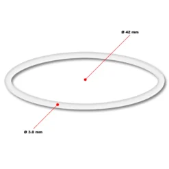SunSun Ersatzteil für Schwimmbadpumpe O-Ring 2, leistungsstarke Poolfilteranlage, Filterpumpe mit hoher Förderleistung, robuste Pool Pumpe