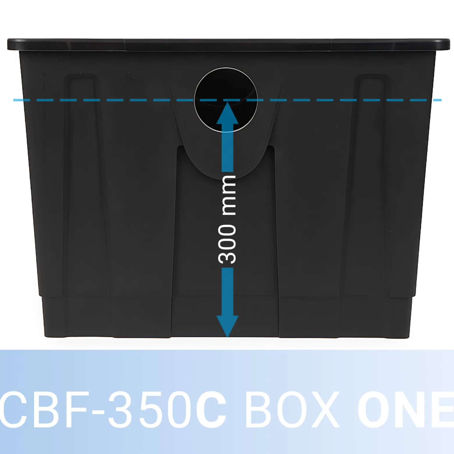 SunSun Ersatzteil Wanne Stufe 1 für Bio Teichfilter CBF-350C - Durchlauffilter Teich bis 90.000 L Teichvolumen - bis 10000 l/h - 3 Kammer-System Teich Filter Biofilter Koiteich - Gehäusewanne