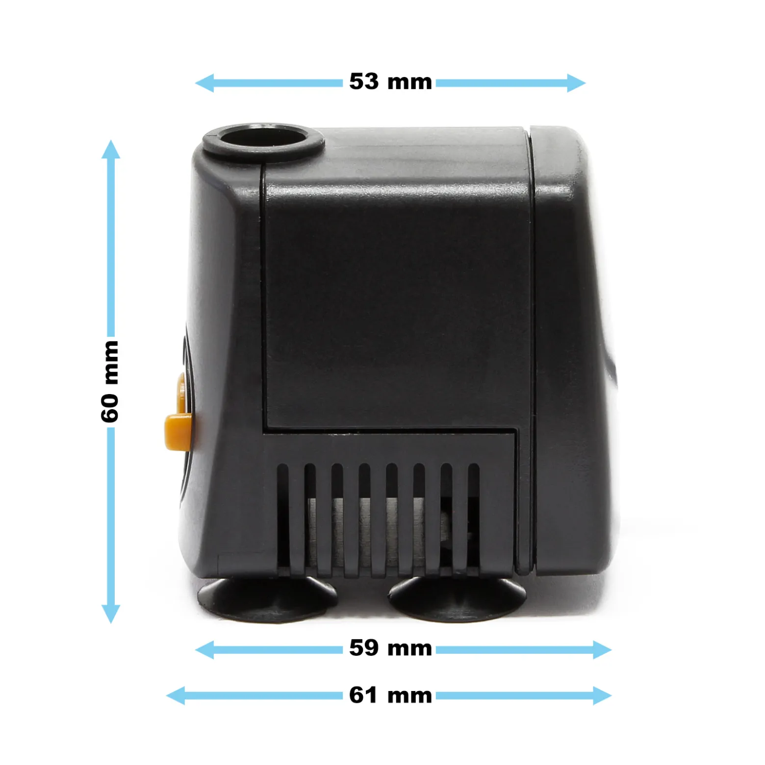 SunSun HJ-531 ECO Aquarium Pumpe 300 L/h 5 W kleine Aquariumpumpe 61x42x60 mm mit regulierbarem Durchfluss für Mini Aquarium