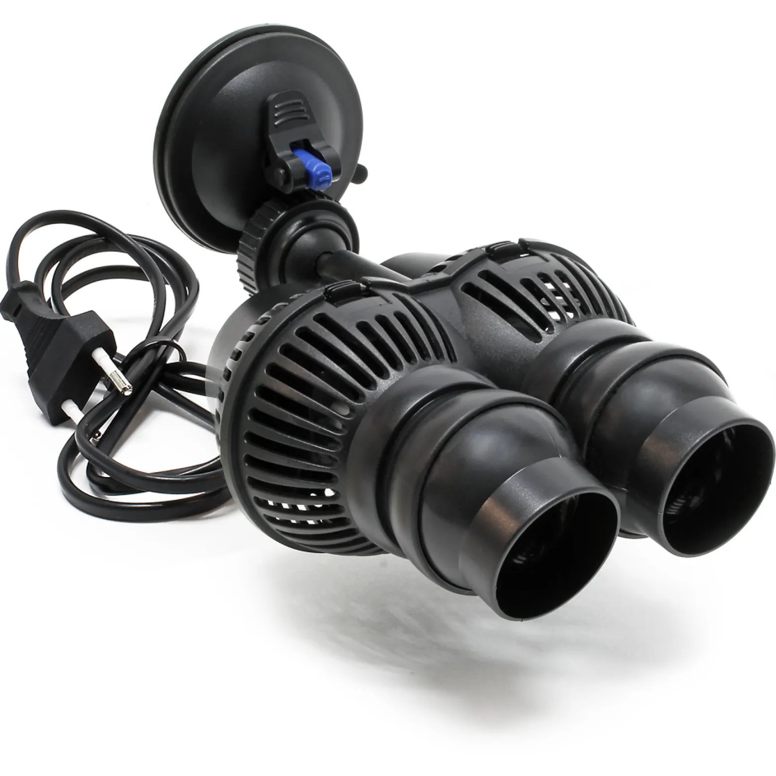 SunSun JVP-201A Strömungspumpe 6000 l/h 12 W Aquarium Pumpe mit 2 schwenkbaren Düsen und Saugnapf zur einfachen Befestigung