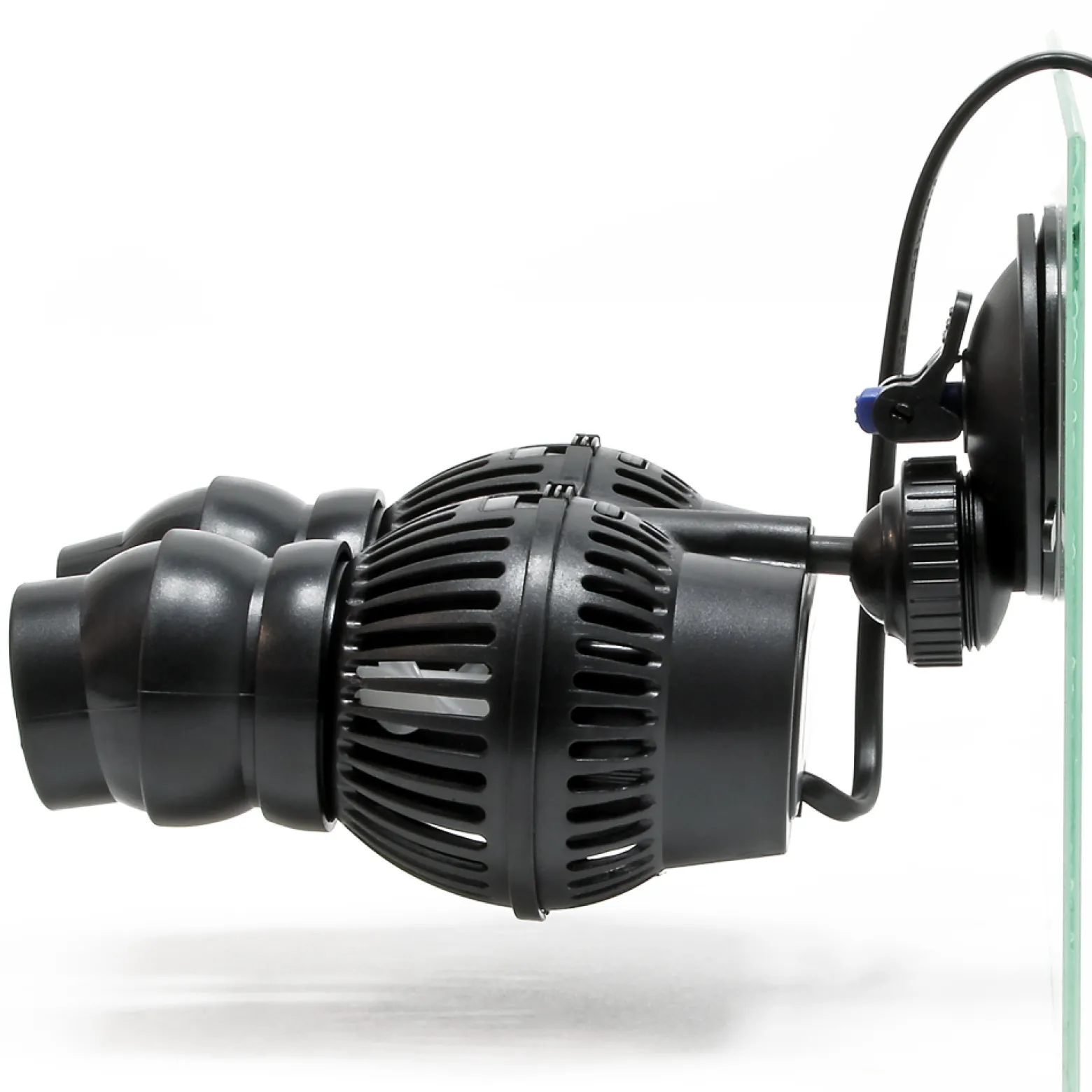 SunSun JVP-201A Strömungspumpe 6000 l/h 12 W Aquarium Pumpe mit 2 schwenkbaren Düsen und Saugnapf zur einfachen Befestigung