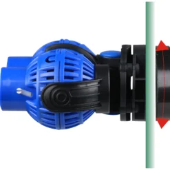 SunSun JVP-133 Strömungspumpe 10000 l/h 16 W Aquarium Pumpe mit 1 schwenkbaren Düse, Magnethalter zur einfachen Befestigung und Durchflussregler