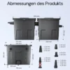 SunSun Komplettset: CBF-350B Teichfilter bis 60000 L Teichfilteranlage Durchlauffilter, NEO10000 Teichpumpe 10000l/h 80W, CUV-236 Teichklärer 36W, 10m Teichschlauch 38 mm, Schlauchschellen W1 44-47mm