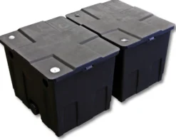 SunSun Komplettset: CBF-350B Teichfilter bis 60000 L Teichfilteranlage als Durchlauffilter, CUV-636 Teichklärer UVC Klärer mit 36 Watt UV-C Leistung