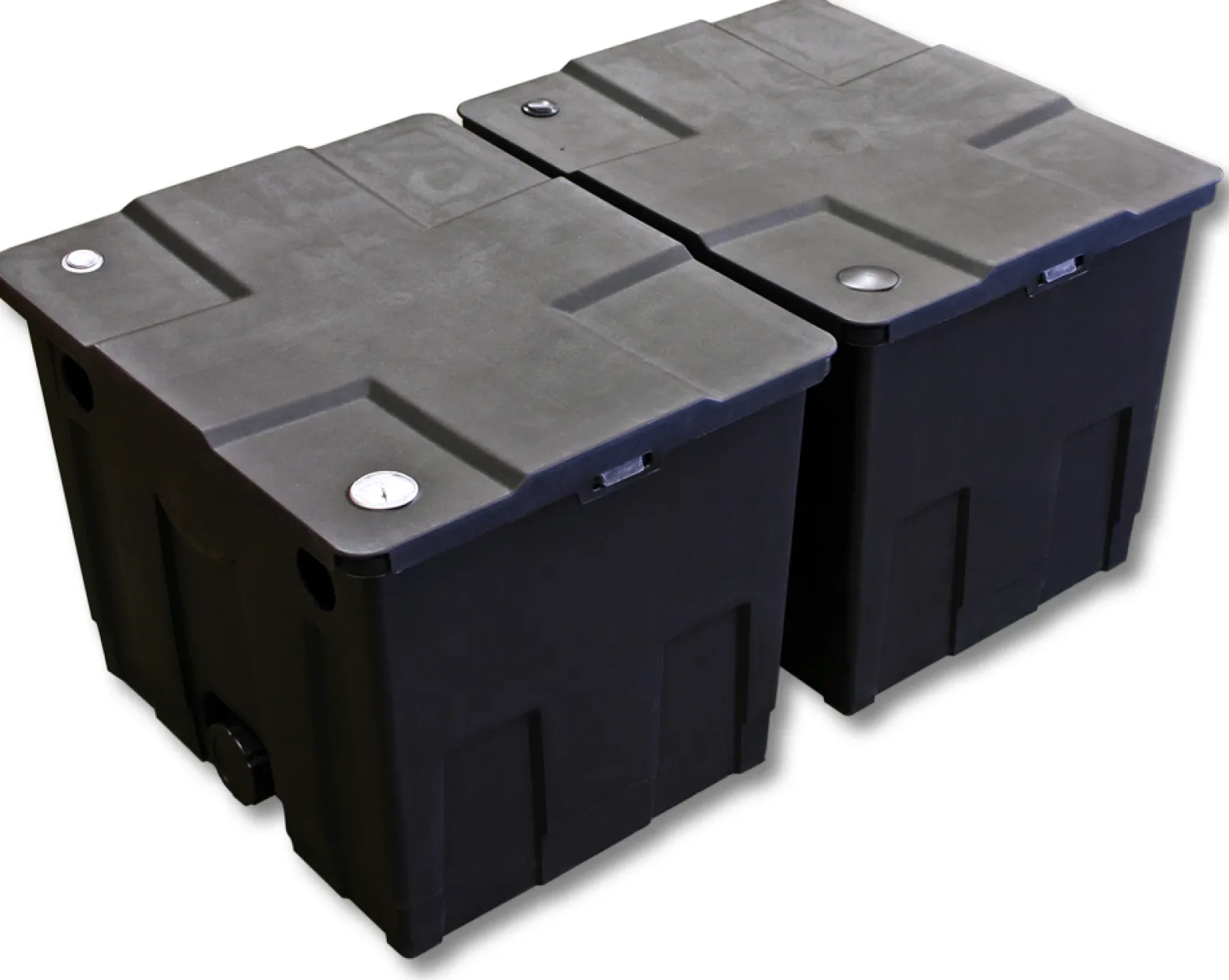 SunSun Komplettset: CBF-350B Teichfilter bis 60000 L Teichfilteranlage als Durchlauffilter, CUV-636 Teichklärer UVC Klärer mit 36 Watt UV-C Leistung