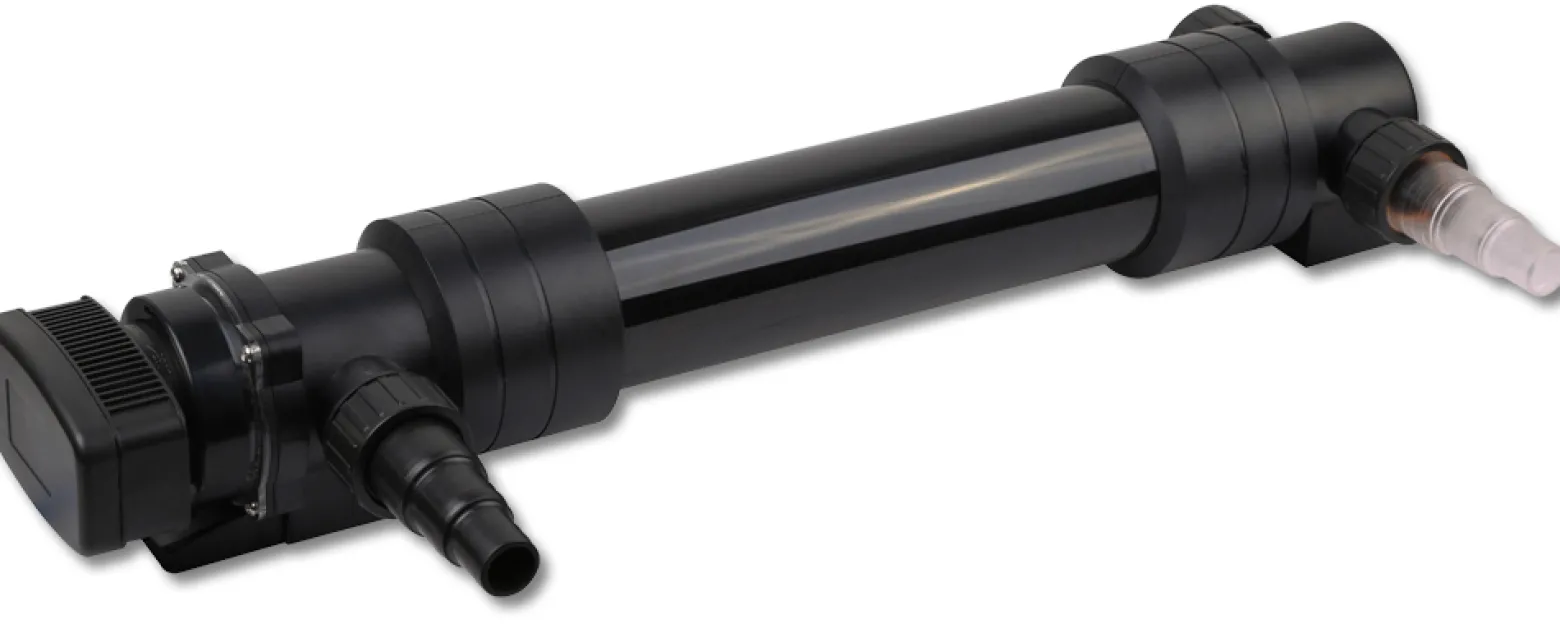 SunSun Komplettset: CBF-350B Teichfilter bis 60000 L Teichfilteranlage als Durchlauffilter, CUV-636 Teichklärer UVC Klärer mit 36 Watt UV-C Leistung