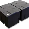 SunSun Komplettset: CBF-350B Teichfilter bis 60000 L Teichfilteranlage als Durchlauffilter, CTF-6000 SuperECO Teichpumpe 6000l/h 40W, CUV-218 Teichklärer UVC Klärer mit 18W