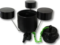 SunSun Komplettset: CBF-350C Teichfilter bis 90000 L, CTF-12000 Teichpumpe 12000l/h 100W, CUV-218 Teichklärer 18W, 25m Schlauch 25mm, CSP-250 Skimmer 2500l/h, HJ-943 Springbrunnen 800l/h, Y-Verteiler