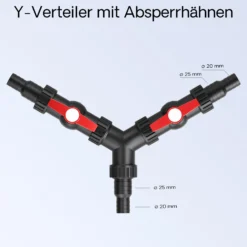 SunSun Komplettset: CBF-550 Teichfilter bis 60000 L Teichfilteranlage als Durchlauffilter, CTF-8000 SuperECO Teichpumpe 8000l/h 70W, CUV-236 Teichklärer UVC Klärer mit 36W, Y-Verteiler