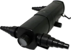 SunSun Komplettset: CBF-350 Teichfilter bis 12000 L Teichfilteranlage als Durchlauffilter, CTF-3800 SuperECO Teichpumpe 3600l/h 20W, CUV-236 Teichklärer UVC Klärer mit 36W