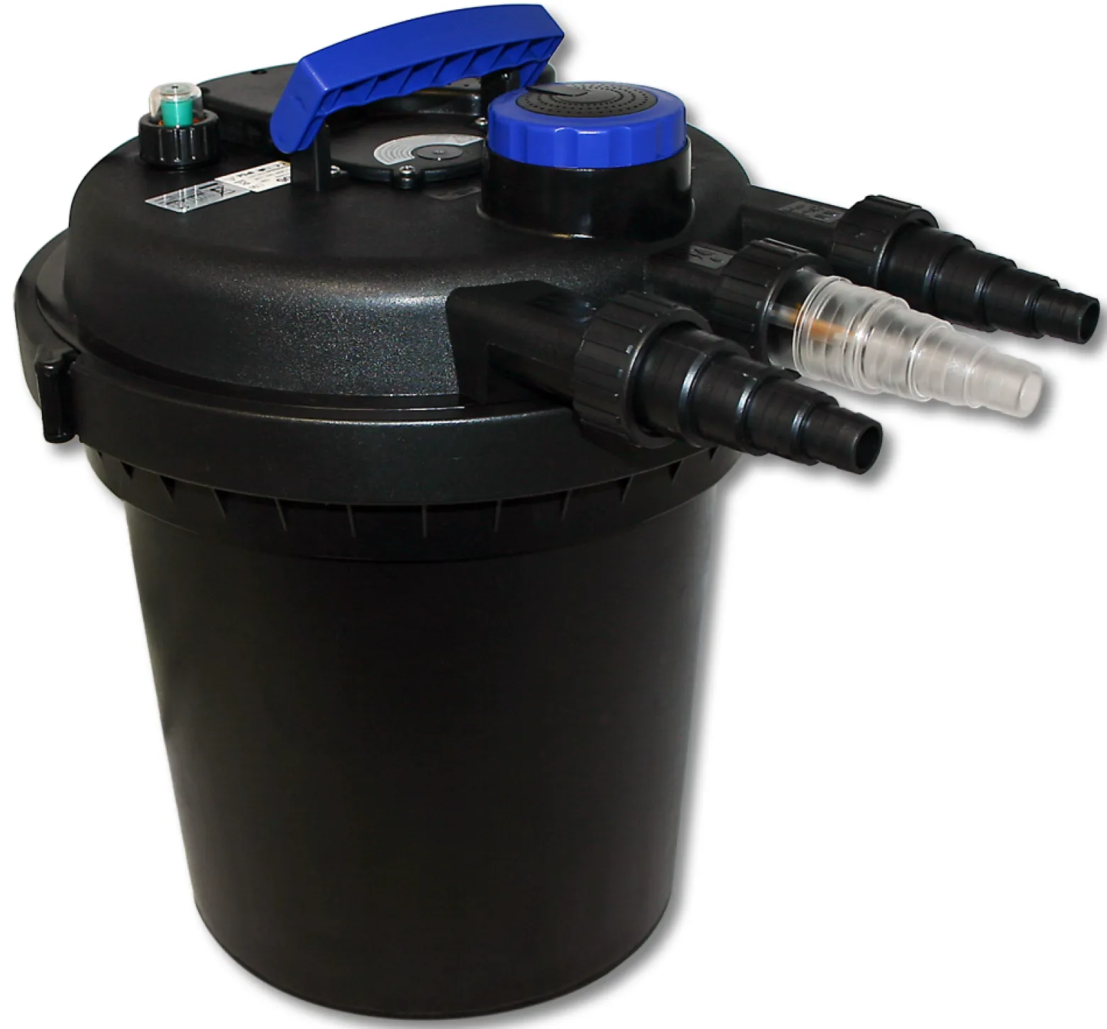 SunSun Komplettset: CPF-180 Teichdruckfilter bis 6000 L Teichfilteranlage mit 11 Watt UV-C Teichklärer, CTF-3800 SuperECO Teichpumpe 3600l/h 20W